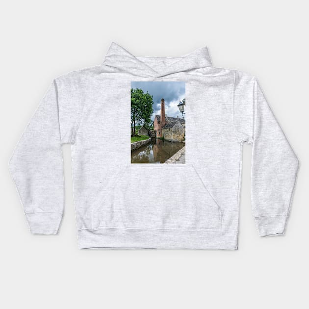 Cotswolds Lower Slaughter Old Mill Kids Hoodie by TDArtShop